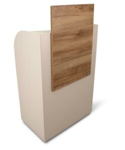 REM Keystone Salon Reception Desk white