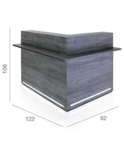 REM Windsor Salon Reception Desk size LF
