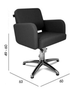 REM Colorado Hydraulic Chair Black size