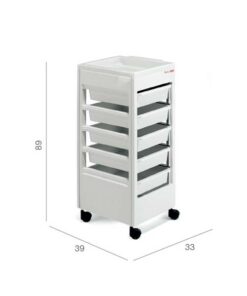 REM Studio Trolley white size