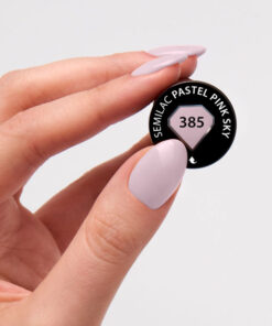 Semilac UV Gel Polish Pastel Pink Sky 385