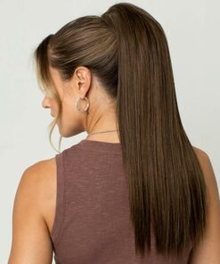 Stranded Long Clip In Straight Ponytail1