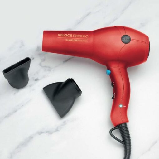 Diva Pro Styling Veloce 3800Pro Hairdryer Red