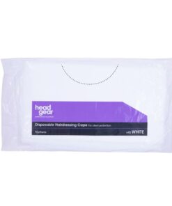 HeadGear Disposable Hairdressing Capes White Long