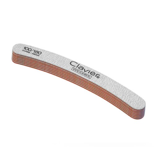 Clavier Curved Nail File 100 180 10pk