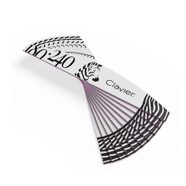 Clavier Zebra Moon Nail File 180 240