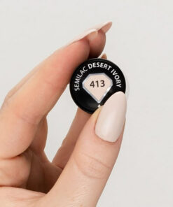 Semilac Gel Polish Desert Ivory 413 style