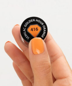 Semilac Gel Polish Golden Hour Orange 416 style