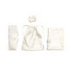 Voduz Slumber Satin Sleep Set White