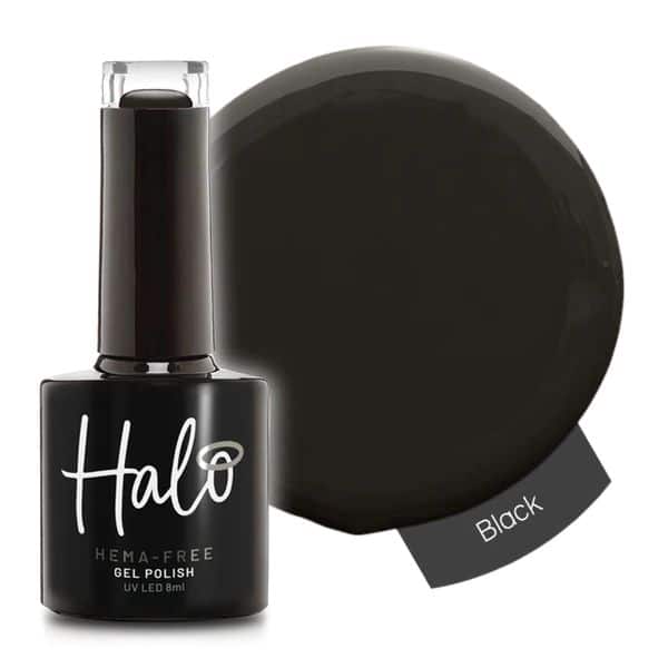 Halo Gel Polish Black 8ml HEMA FREE