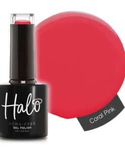 Halo Gel Polish Coral Pink 8ml HEMA FREE