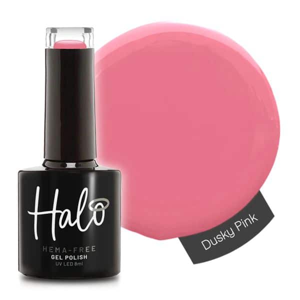 Halo Gel Polish Dusky Pink 8ml HEMA FREE