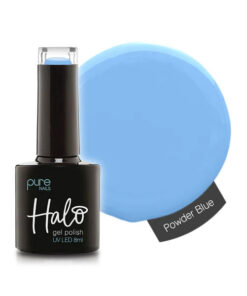 Halo Gel Polish Powder Blue 8ml