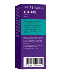 SR071 Skin Republic AHA 15% Serum Back Box