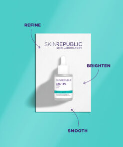 SR071 Skin Republic AHA 15% Serum Infographic 1