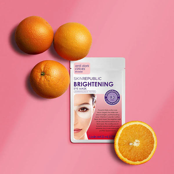 Skin Republic Biodegradable Brightening Eye Mask 6