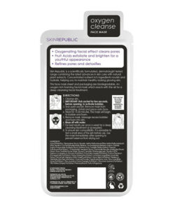 Skin Republic Biodegradable Bubble Purifying + Charcoal Face Sheet Mask 1