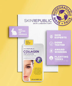 Skin Republic Biodegradable Collagen Infusion Face Mask Sheet 5