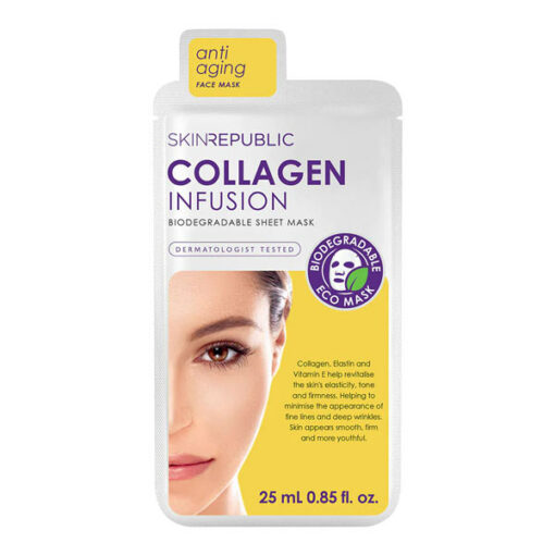 Skin Republic Biodegradable Collagen Infusion Face Mask Sheet