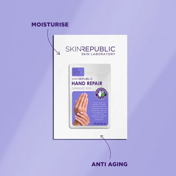 Skin Republic Biodegradable Hand Repair Mask 3