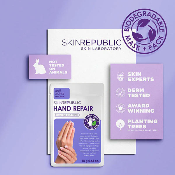 Skin Republic Biodegradable Hand Repair Mask 4