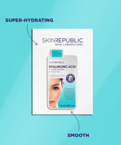 Skin Republic Biodegradable Hyaluronic Acid + Collagen Face Sheet Mask 4