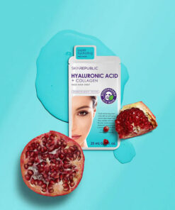 Skin Republic Biodegradable Hyaluronic Acid + Collagen Face Sheet Mask 6
