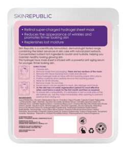 Skin Republic Biodegradable Retinol Hydrogel Face Sheet Mask 1