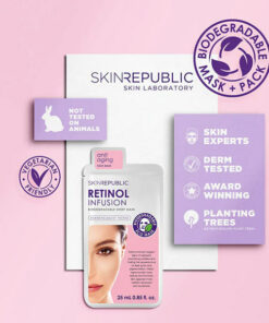 Skin Republic Biodegradable Retinol Infusion Face Sheet Mask 5
