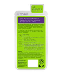 Skin Republic Biodegradable Spots + Blemish + Salicylic Acid Face Sheet Mask 1