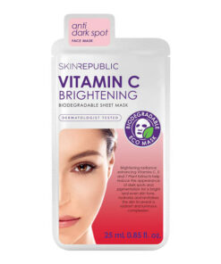 Skin Republic Biodegradable Vitamin C Brightening Face Sheet Mask