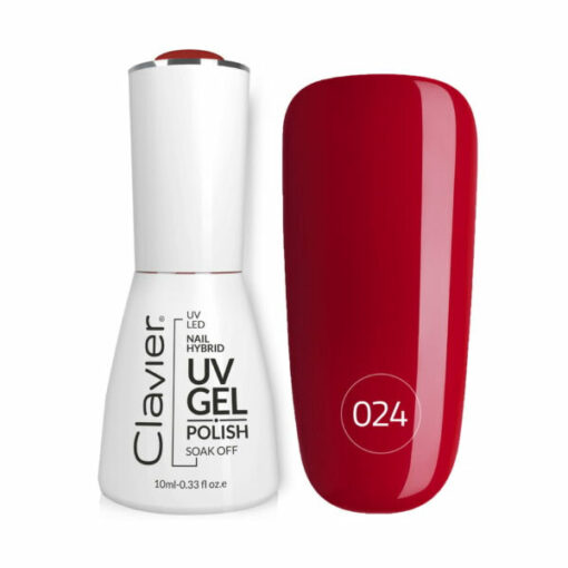 Clavier LUXURY UV Gel Polish 024 Red Fuss 10ml