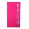 3 Col Appointments Book Pink