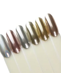 The Manicure Company Nail Shadow Palette Silver Swatch