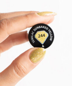 Semilac UV Gel Polish Sunbaked Yellow 244 nails