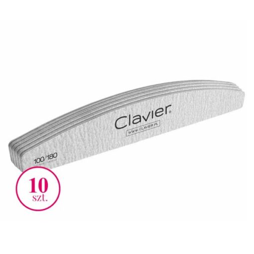 Clavier Halfmoon Nail File 100 180 10pk