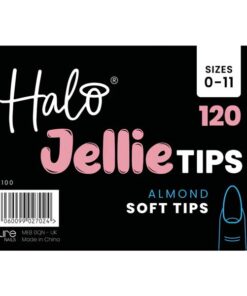 Halo Jellie Nail Tips Almond Mixed 120 Pack