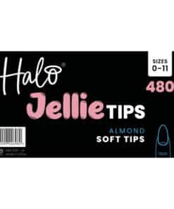 Halo Jellie Nail Tips Almond Mixed 480 Pack