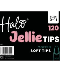 Halo Jellie Nail Tips Coffin Mixed 120 Pack