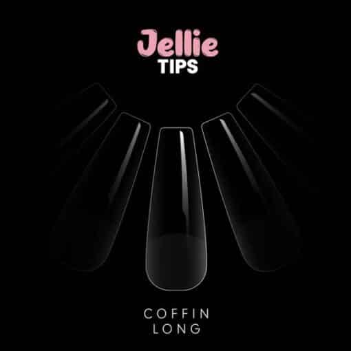 Halo Jellie Nail Tips Long Coffin