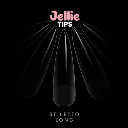 Halo Jellie Nail Tips Long Stiletto