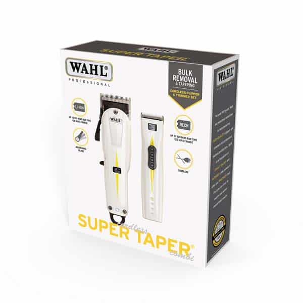 WAHL Cordless Super Taper Combi Pack box