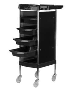 Gabbiano Zeus Hair Trolley Black 1