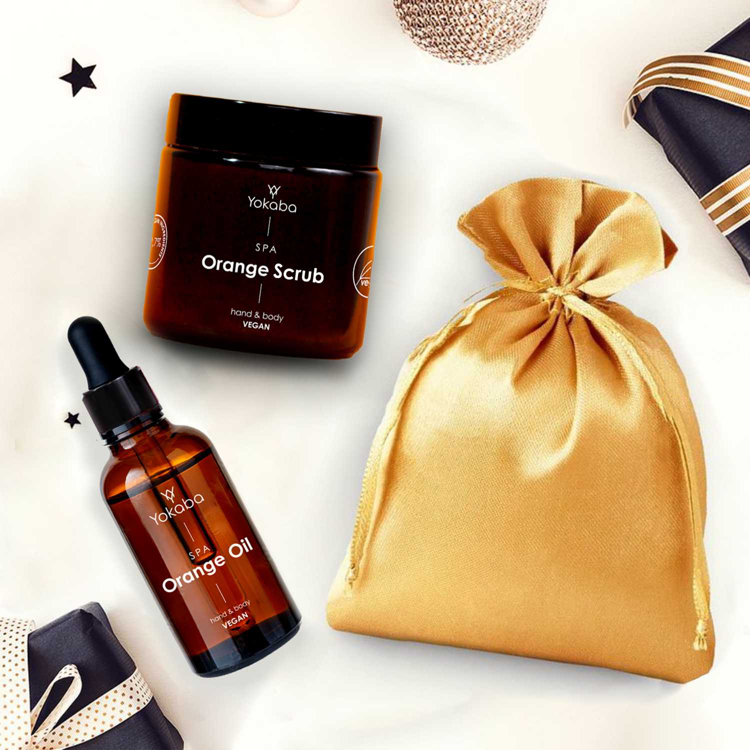 Yokaba SPA Orange Scrub and Oil Set