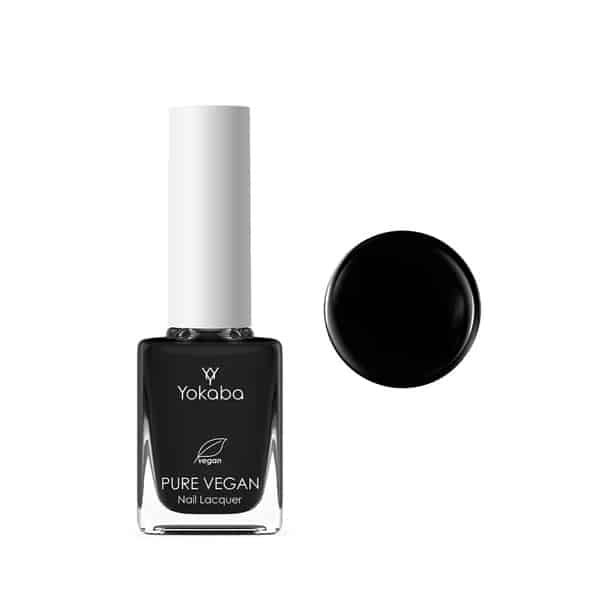01 Simple Black classic varnish PURE VEGAN NAIL LACQUER 10 ML
