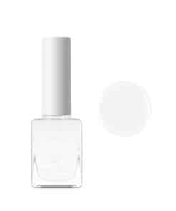 02 Simple White classic varnish PURE VEGAN NAIL LACQUER 10 ML