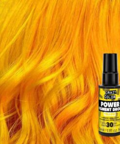 Crazy Color Power Pigment Drop Yellow hair