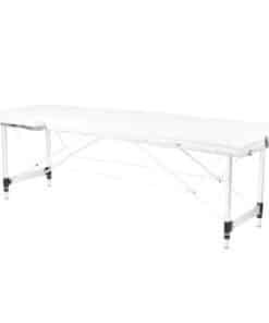 3 Parts Portable Aluminum Massage Bed White