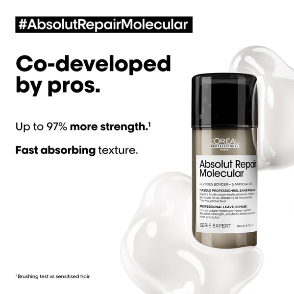 L'Oréal Professional Absolut Repair Molecular Professional Leave In Mask 100 ml 3