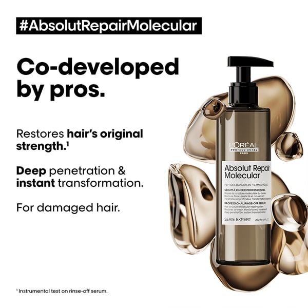 L'Oréal Professional Absolut Repair Molecular Professional Rinse Off Serum 250 ml 3